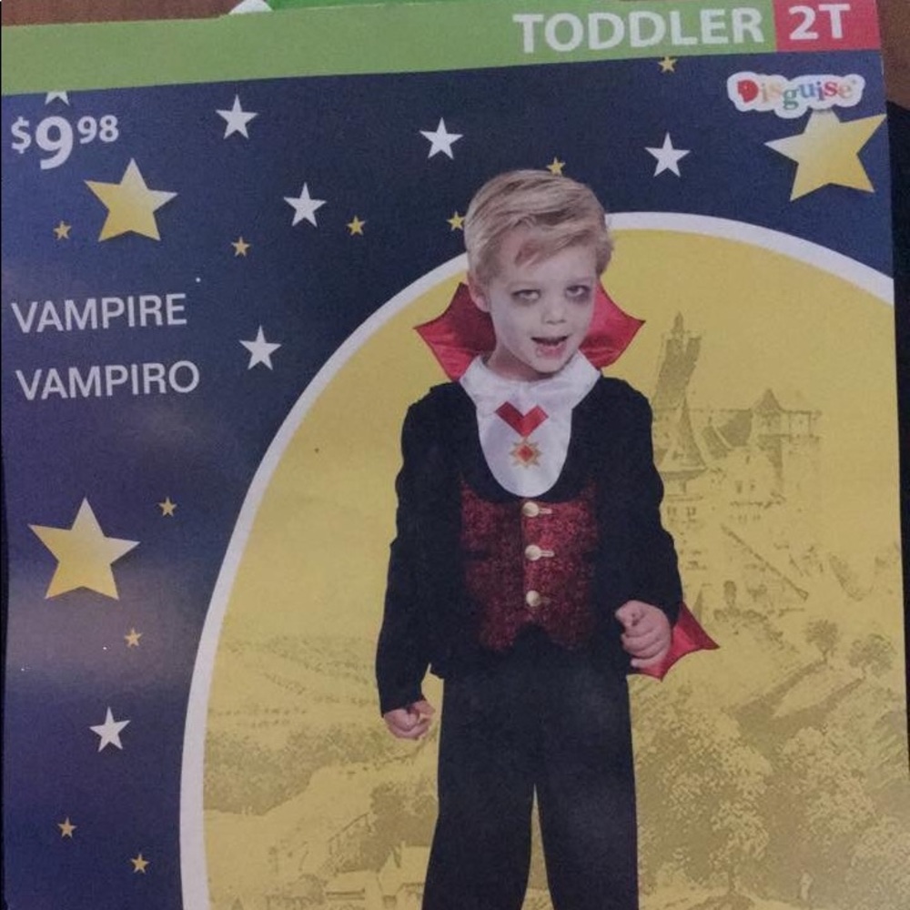 NEW vampire costume boys 2T